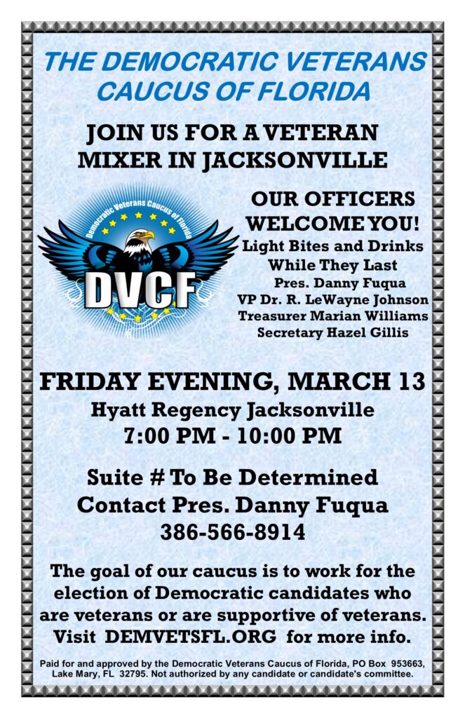 Attend Veterans Mixer in Jacksonville